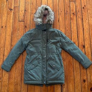 Like New. Abercrombie Kids Coat w/ Hood